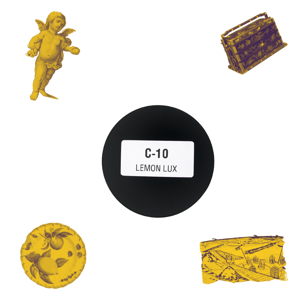 C-10 LEMON LUX: 8OZ CANDLE