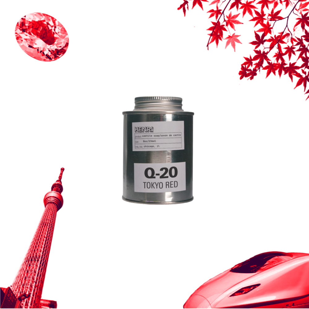 Q-20 TOKYO RED: CASTILE SOAP