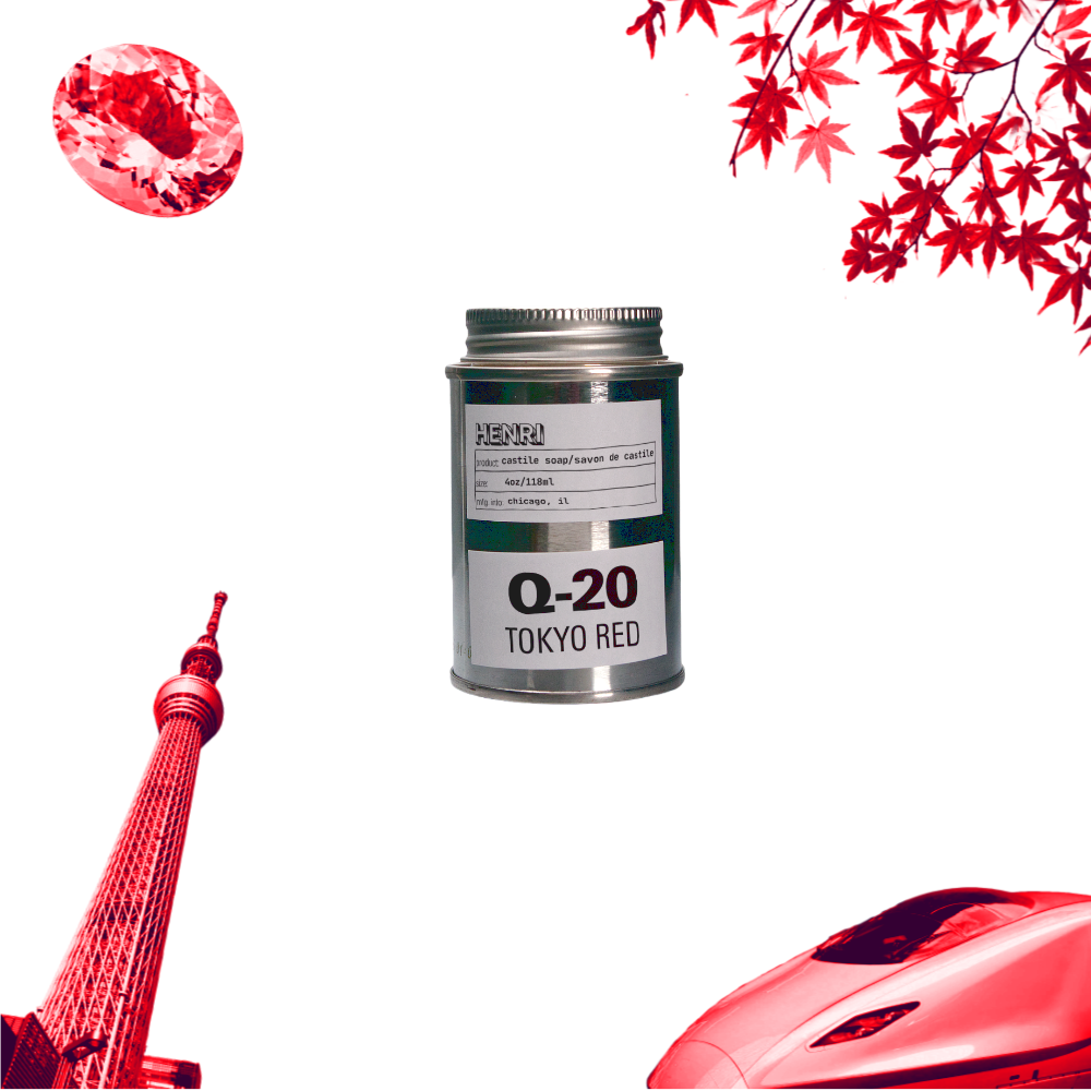 Q-20 TOKYO RED: CASTILE SOAP