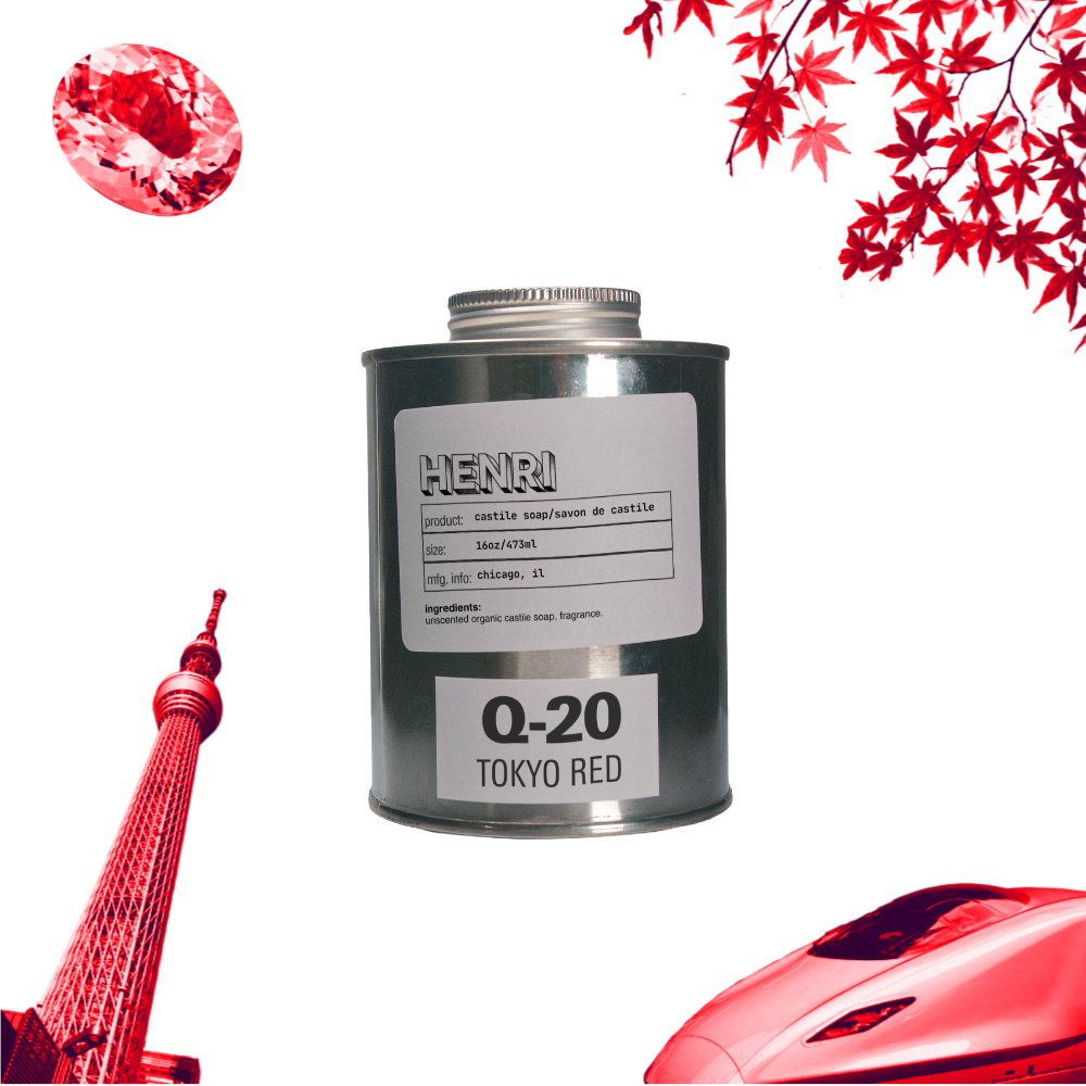 Q-20 TOKYO RED: CASTILE SOAP