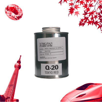 Q-20 TOKYO RED: CASTILE SOAP
