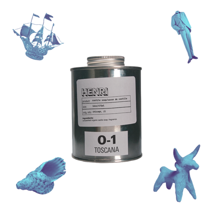 O-1 TOSCANA : SAVON DE CASTILLE
